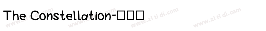 The Constellation字体转换